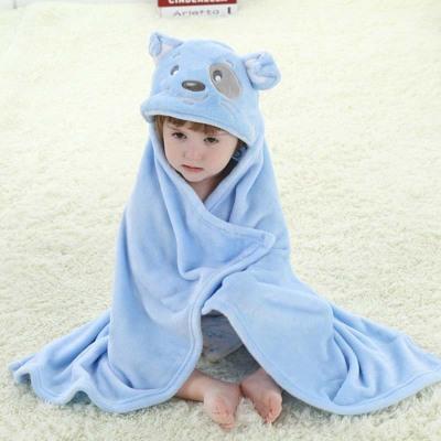 China 2021 Bindi New Arrival Wearable Animal Month Super Soft Baby Blanket With Hood for sale