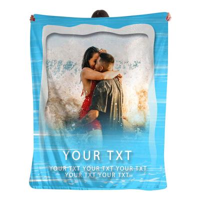 China Best Selling Bindi Love Story Soft Flannel 250gsm Polyester Folded Photo Board 100% Custom Sublimation Blanket for sale