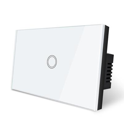 China Safety Switch Touch 1 Band Electrical Smart Wifi Switch / Durable US Standard for sale