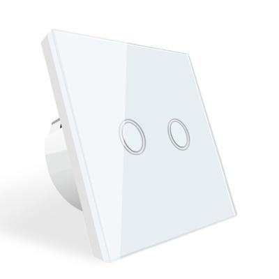 China Single Band EU Standard Durable 1/2/3 Live Wire Wifi Smart Lamp Security / Light Switch for sale