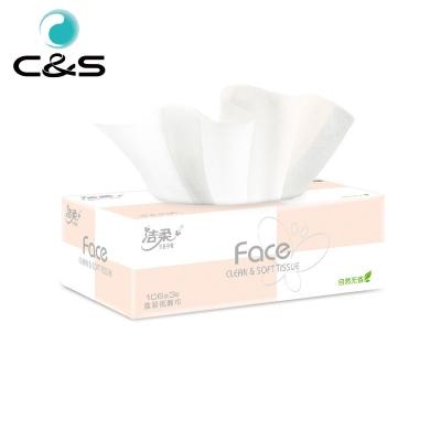 China Box Tissue Wholesale Customized Odorless Soft Tissue Paper Box Silk Facial Tissue for sale