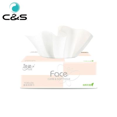 China Wholesale Biodegradable White Box Tissue Sheets 106 Box Facial Tissue Suit For Baby Care for sale