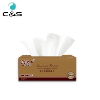 China Box Tissue China Supplier Facial Tissue Wood Pulps Biodegradable Odorless Facial Tissue for sale