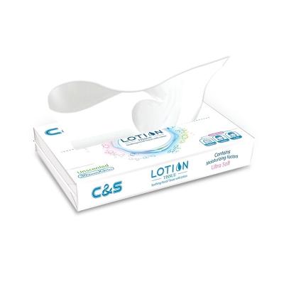 China 3 Ply 30 Sheets Box Tissue China Manufacture Touch Soft Box Face Facial Tissue Cleaning Paper for sale