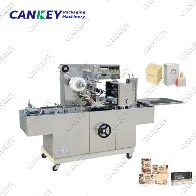 China Automatic Food Perfume Box Small Cellophane Wrapping Machine for sale