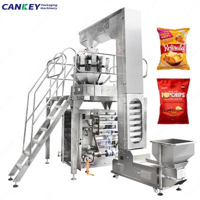 China Automatic Food Potato Frozen Plantain Chip Packaging Nuts Coffee Bean Granule Packing Filling Machine for sale