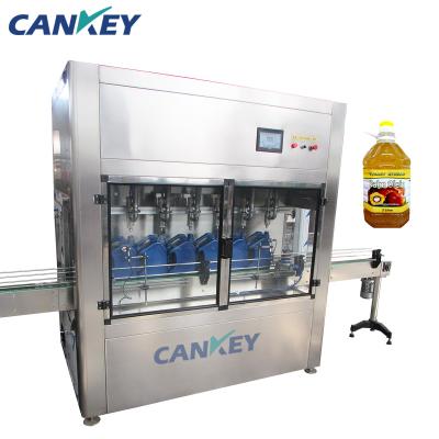 China Small Scale Cooking Food Water Liquid Palm Oil Bottling Filling Machine for sale