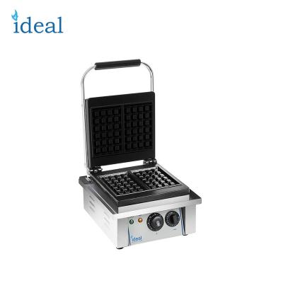 China Thermostat Hot Sale Adjustable Single Dish Commercial Waffle Baker for sale