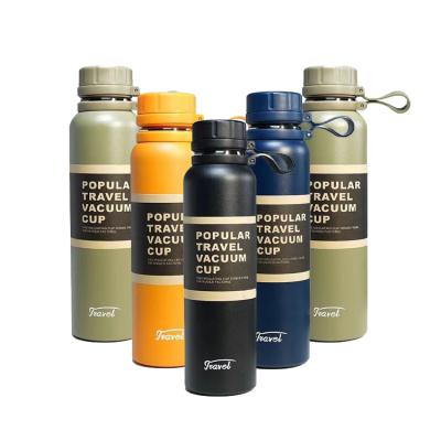 China PORTABLE Ready To Ship Free Item Double Wall Vacuum Flask Insulated Stainless Steel Water Bottle With Customer Logo 20oz 28oz 30oz for sale