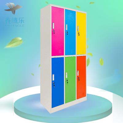 China Factory Direct Sales (Others) Hot Selling Adjustable Cheap Cabinet Metal Wardrobe Closet 6 Doors for sale