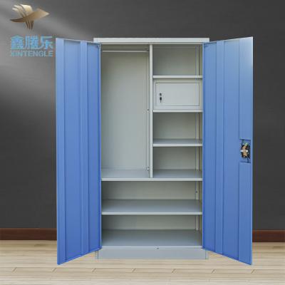 China Factory price expandable fashionable unique design Guangdong 2 doors kids bedroom modular wardrobe for general use for sale