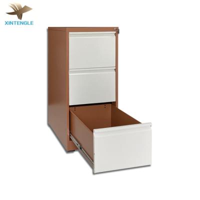 China Godrej Office 3 Drawer Cheap Modern Multifunctional Steel Filing Cabinet Low Metal Cabinet for sale