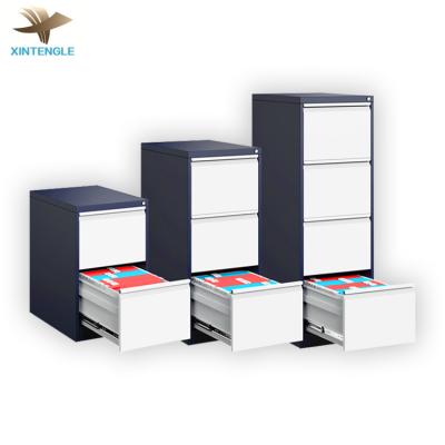 China Load Bearing Office Use File Cabinet 4 Drawer Metal Expandable Steel Cabinet 45KG for sale