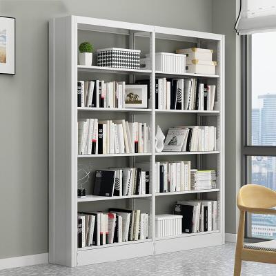 China Adjustable Storage (Height) Iron Shelf Bookcase Open Shelf Home Floating Book Shelves for sale