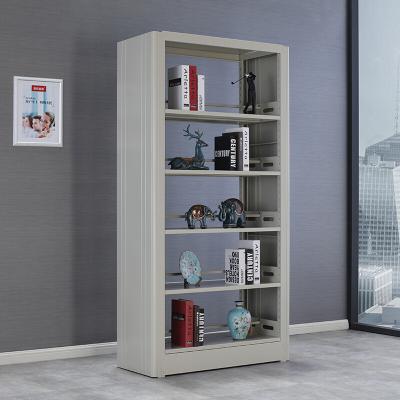 China (Other) Modern Design Adjustable Knockdown Structure Metal Book Rack Shelves Cheap Steel Shelf for sale