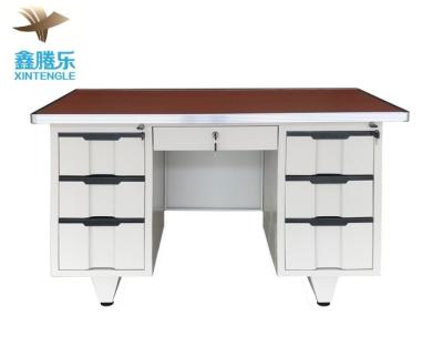 China Adjustable (Height) Wholesale Fabrics Knockdown Structure Morden Fireproof Metal Desk for sale