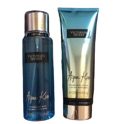 China Daliy RTS Various 250ml Victoria Perfume Spray And 236ml Body Lotion Set For Women for sale