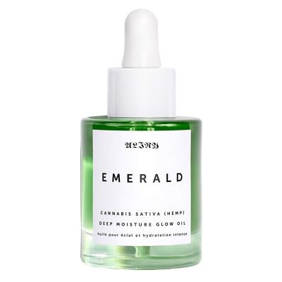 China Skin Revitalizer Private Label Premium Quality Skin Emerald Deep Moisture Shimmer Glow Organic Body Oil for sale