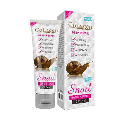 China Whitening Best Selling RTS Repair Hand and Foot Snail Deep Cream For Hand Moisturizing Foot Cracked Heels Cream for sale