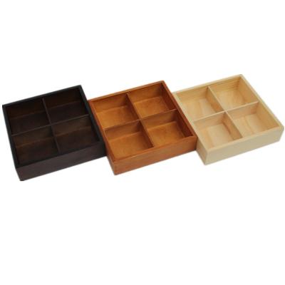 China Fashion Non-toxic Material Food Serving Tray High Quality Wooden Tray Sold Wooden Tray for sale