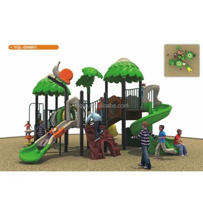 China Kindergarten Park Children Wooden Kids Slide Outdoor Playground Equipment for sale