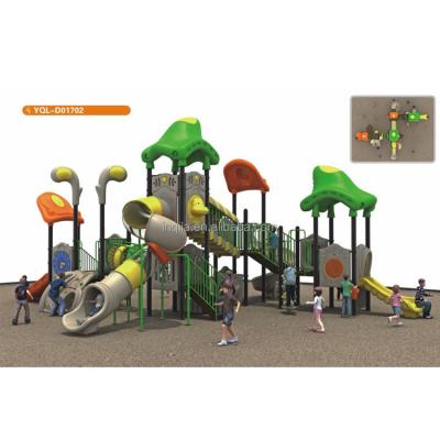 China Custom Kindergarten Children Amusement Park Products Outdoor Climbing Playground Slides Equipment With Best Quality for sale