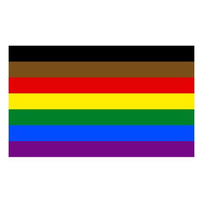 China 3X5 FT Health Care Institutes Color Plus More Pride Flag Philadelphia Pride Flag LGBTQIA Pride Parades Party Decorations for sale