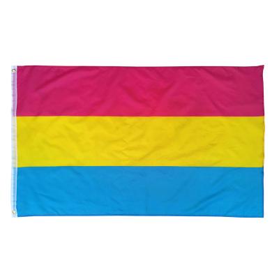 China Health Care Institutes Pride Flag 3x5 Ft Pride Banner LGBT Flags Polyester Pansexual With Brass Grommets for sale