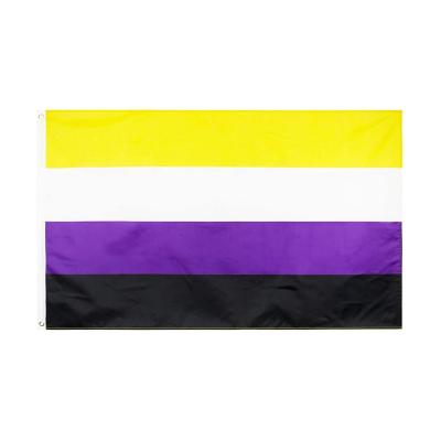 China Institutes Non-Binary Pride Flag 3x5Fts - LGBTQIA Gender Rainbow Non-Binary Healthcare Banner NOTE: for sale