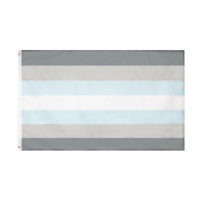 China Healthcare Institutes Demiboy Pride Flag 3x5 Ft Demiman LGBT Flags Polyester With Brass Grommets for sale