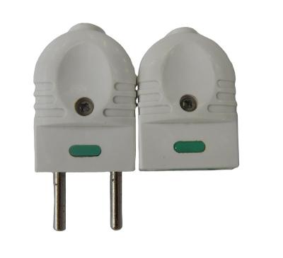 China Easy Installation 10A 250V AC Power Round Male Plug 2 Pin 2 Way Male Connector Plug Round Male Socket for sale