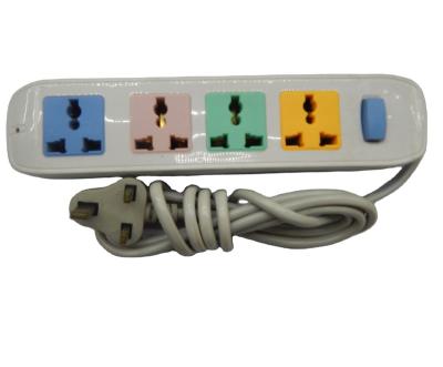 China Easy Installation Multi Extension Universal 4 Ways 250V Power Extension Socket With Cable Power Board for sale