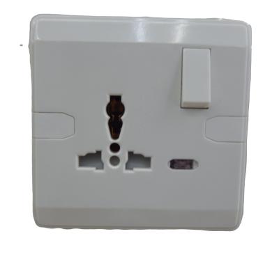 China Single Way Switch Type 1 - 2 Pin Multi Function Socket Wall Switches And Sockets Wall Outlet Wall Touch Electrical Switches for sale