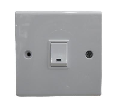 China Single Home Igniting Power Wall Switch 1 Strip 1way 10A 250V Wall Switch Electrical Outlet for sale