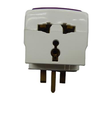 China 10A 250V Travel Plug Adapter Plug Adapter Modern Simple Universal 3 Way 3 Pin Multi Adapter for sale