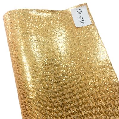 China A4 Size Chunky Glitter Sparkling Faux Abrasion-Resistant PU Synthetic Leather Fabric Sheet For Making Hair Bow/DIY Accessories for sale