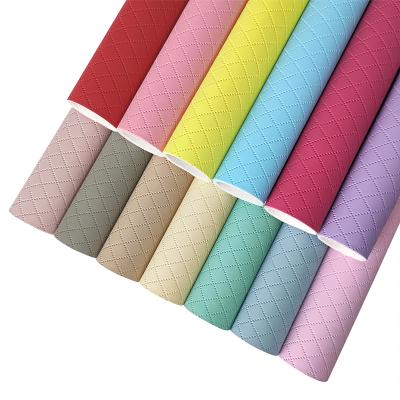 China Small Elastic Plain Color Diamond Embossed Fabric Leather Upholstery Velvet Backing For Making Chair Cover Surface Strap for sale