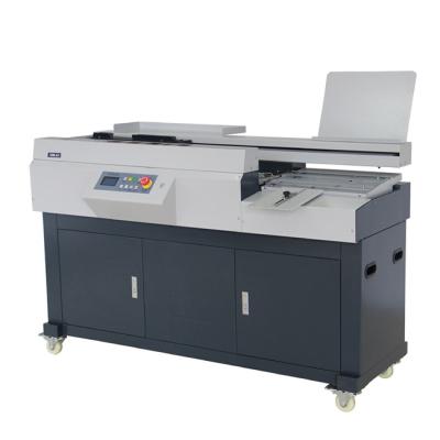 China Stores TONGRO 60 M A 4 Printing Book Glue Binding Machine Automatic Perfect Hot Melt Glue Binding For Books Gluing Machine for sale