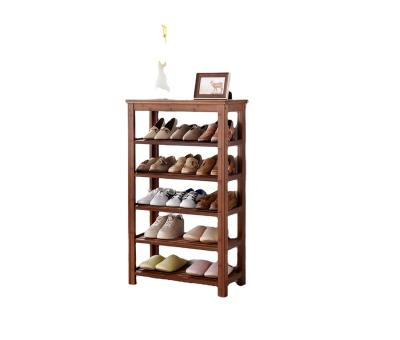 China (Others) 5 Tier Adjustable Wholesale Bamboo Shoe Rack With Shelves For Living Room Storage Organizer for sale