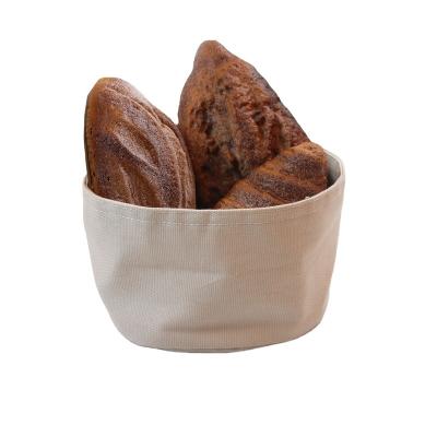 China Custom LOGO Cotton Canvas Bag Eco-Friendly Reusable Eco-Friendly Bread Bag Custom LOGO Bread Basket for sale