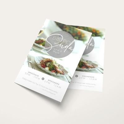 China Advertising/Promotional/Manual/Manual/Newspaper/Magazine/Catalog/Flyer/Flyer/Brochure A4 A5 A6 Menu Flyer Printing Good Quality Poster for sale