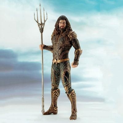 China ART MODEL version Arthur Curry Aquaman Movie hero TOY Justice League action figure number doll toys statue collection gifts for sale