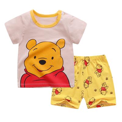 China Safari Style Manufacturers Supply Summer Children's T-shirt Fashion Children's T-shirt Short Sleeve Set for sale