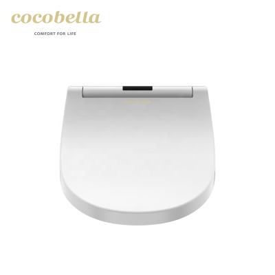 China COCOBELLA Electronic Bidets Extended Automatic Intelligent Heating Smart Water Temperature Control Bidet Toilet Seat Covers ABS Covers Modern Round for sale