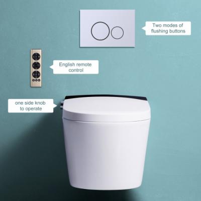 China HOT Sale 110/220v Modern Automatic Operation 2022 Wall Hung Smart Toilet Water Tank for sale