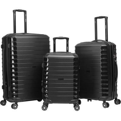 China Fashionable 2023 Hot Selling PP Luggage Set New Trolley Luggage Suitcase Travel 3 Pieces Set suitcases luggage  for suitcases clear plastic for sale