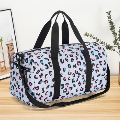 China Durable Portable Waterproof Sublimation Overnight Bags Large Sport Duffel Dance Sport Children Sleepover Duffle Bag for sale