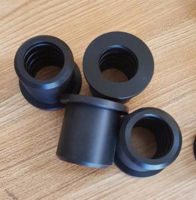 China Peek nylon flange pom maze sleeve industrial custom precise plastic bushing insulating ring for sale