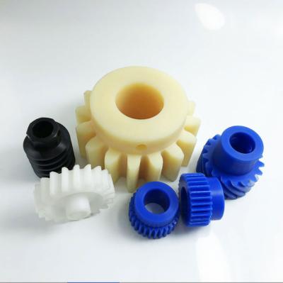 China Abrasion Resistance Custom Wholesales OEM Factory High Precision Non-Standard Plastic Gears Helical Nylon Gear for sale