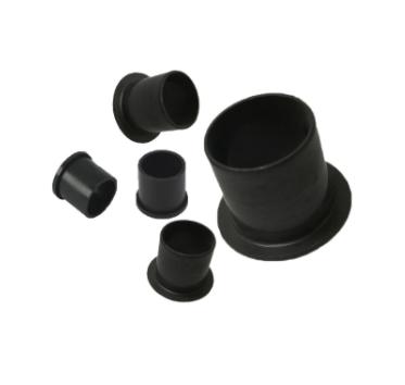 China Custom Nylon Plastic Maintenance Labyrinth Sleeve Bushing With Plastic Flange Shaft Sleeve for sale